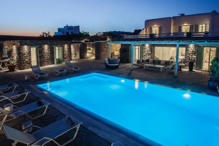 Private Pool by Night
